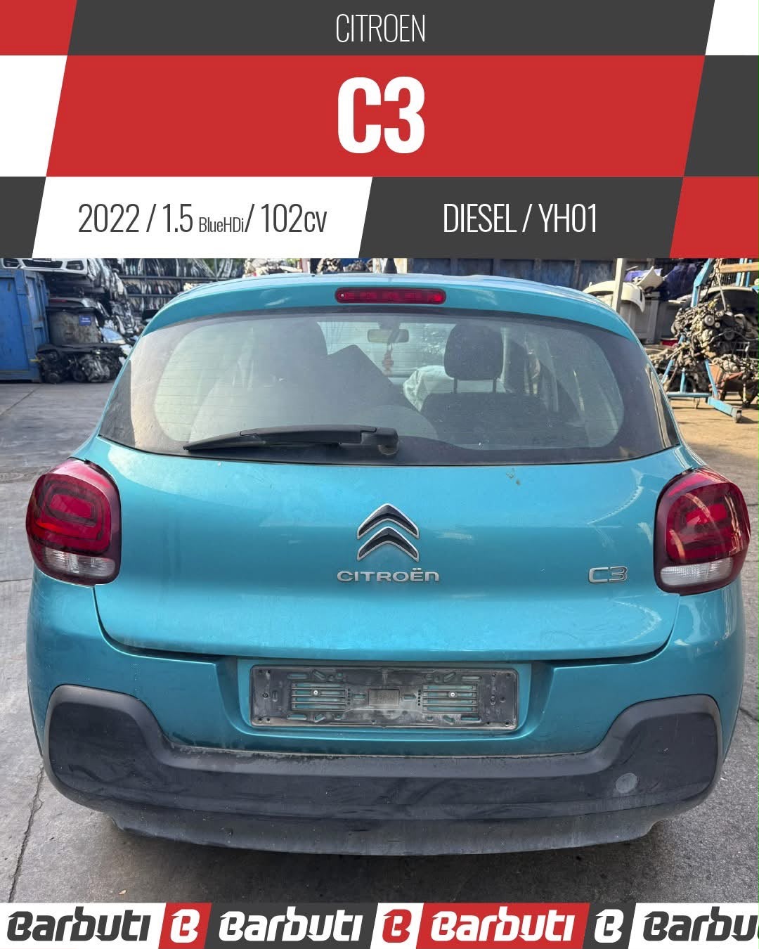 Ricambi usati auto CITROEN C3 Serie (16>23)