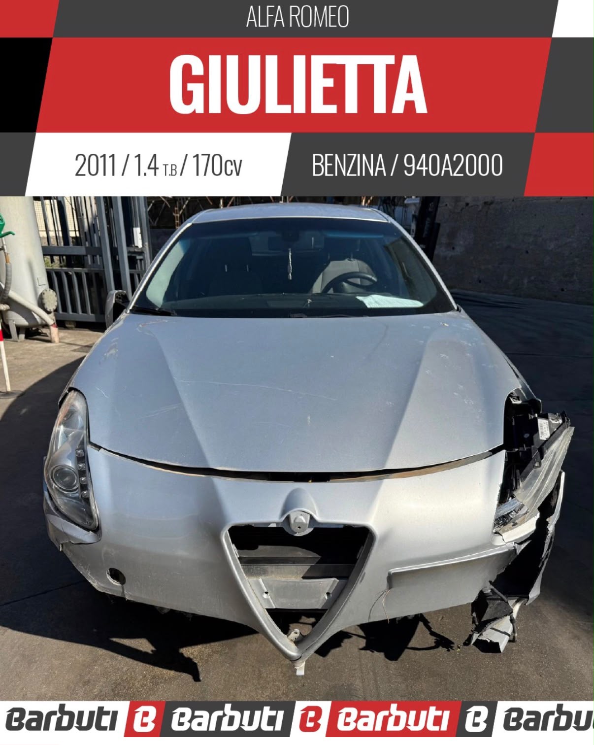 Ricambi usati auto ALFA ROMEO Giulietta Serie (10>20)