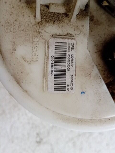 POMPA GALLEGGIANTE OPEL MERIVA 2015 1.4 T.B. 13268622 - 0580200005 — foto 2