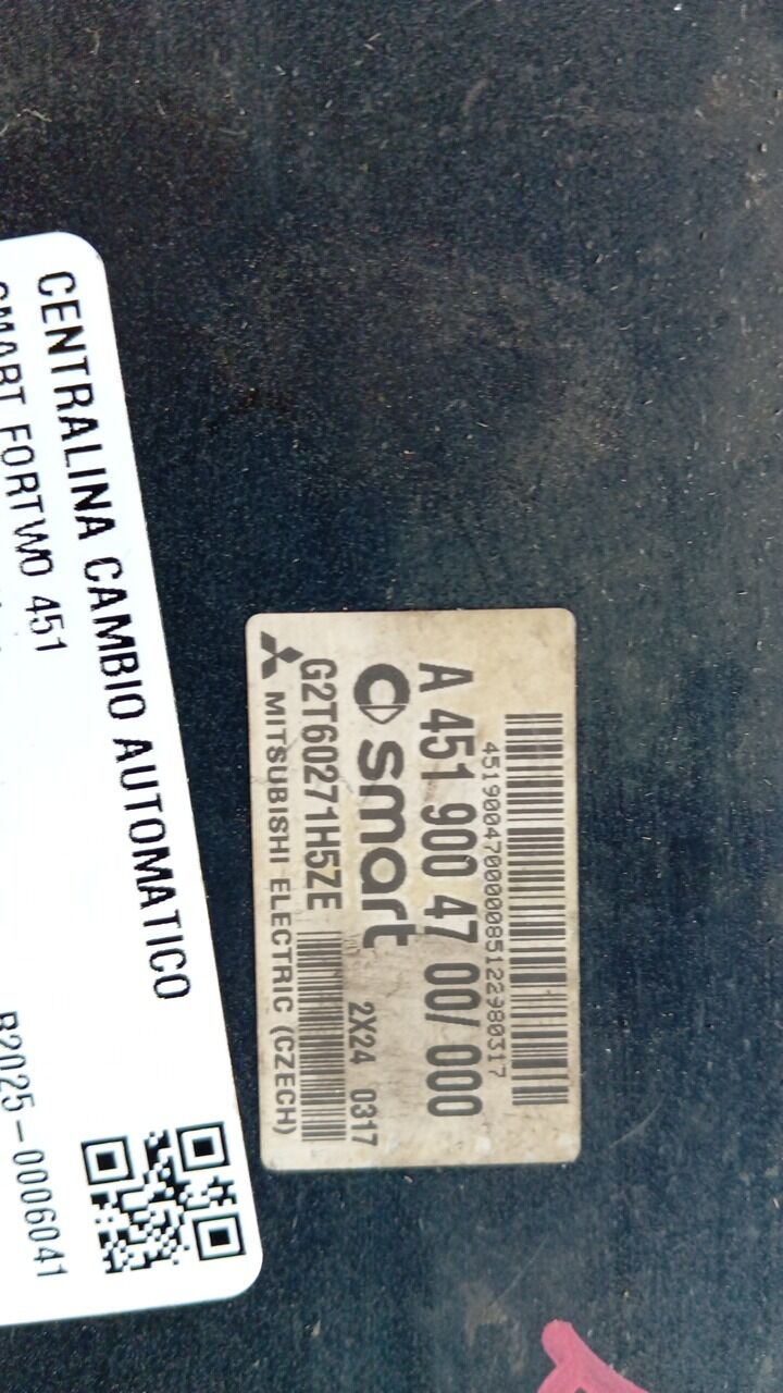 CENTRALINA CAMBIO AUTOMATICO SMART 451 A4519004700 — foto 2