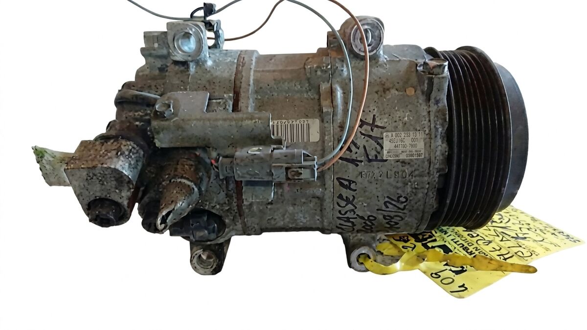 COMPRESSORE A/C MERCEDES CLASSE A 2006 1.5 BENZ. PULEGGIA IN PLASTICA A0022301311