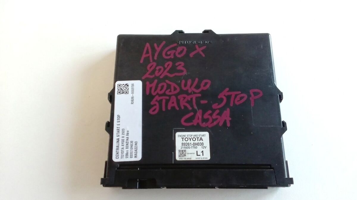 MODULO START E STOP TOYOTA AYGO X 2023 1.0 BENZ. 892610H030