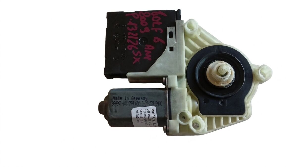 MOTORINO ALZACRISTALLO ANTERIORE SNISTRO VOLKSWAGEN GOLF 6 2009 5K0959701D — foto 2