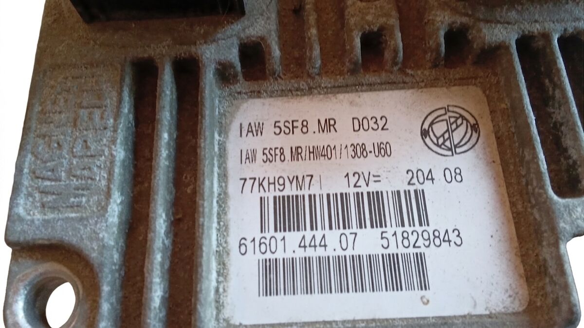CENTRALINA MOTORE FIAT 500 2010 1.2 BENZ. IAW5SF8MR - 51829843 — foto 3