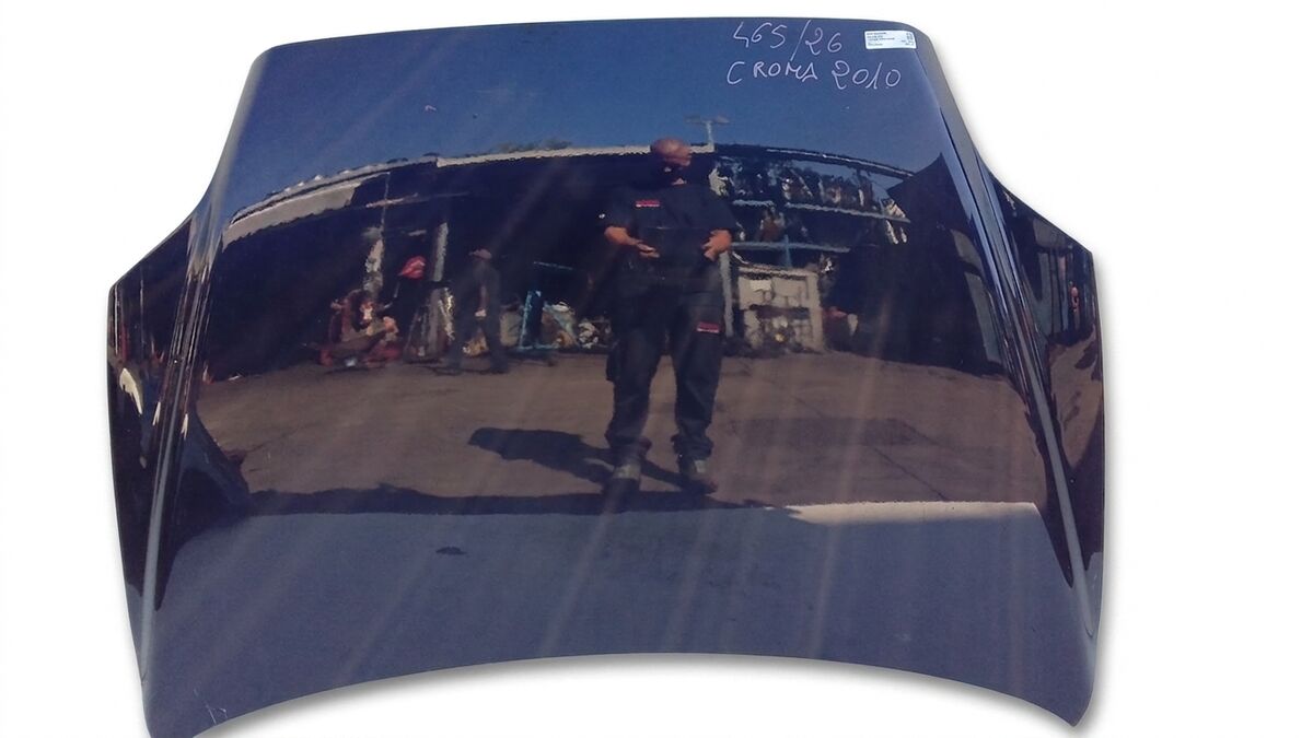 COFANO ANTERIORE FIAT CROMA 2009 BLU — foto 2