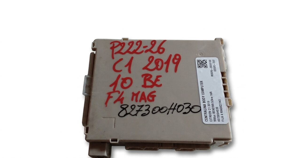 CENTRALINA BODY INTERNO AUTO CITROEN C1 2019 1.0 BENZ. 827300H030 — foto 5