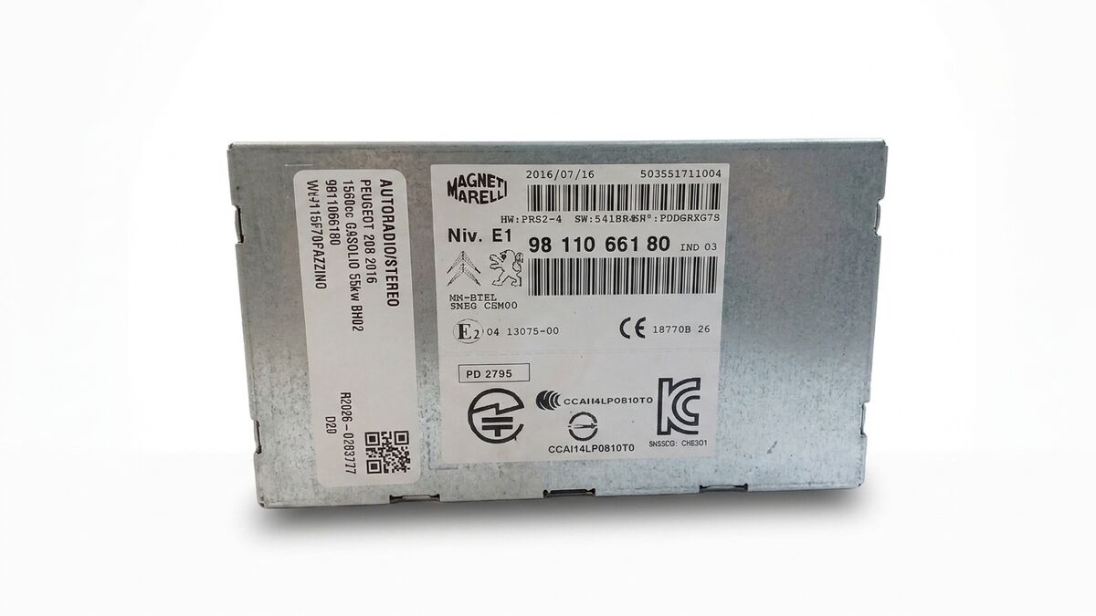 STEREO PEUGEOT 208 2016 9811066180 — foto 4
