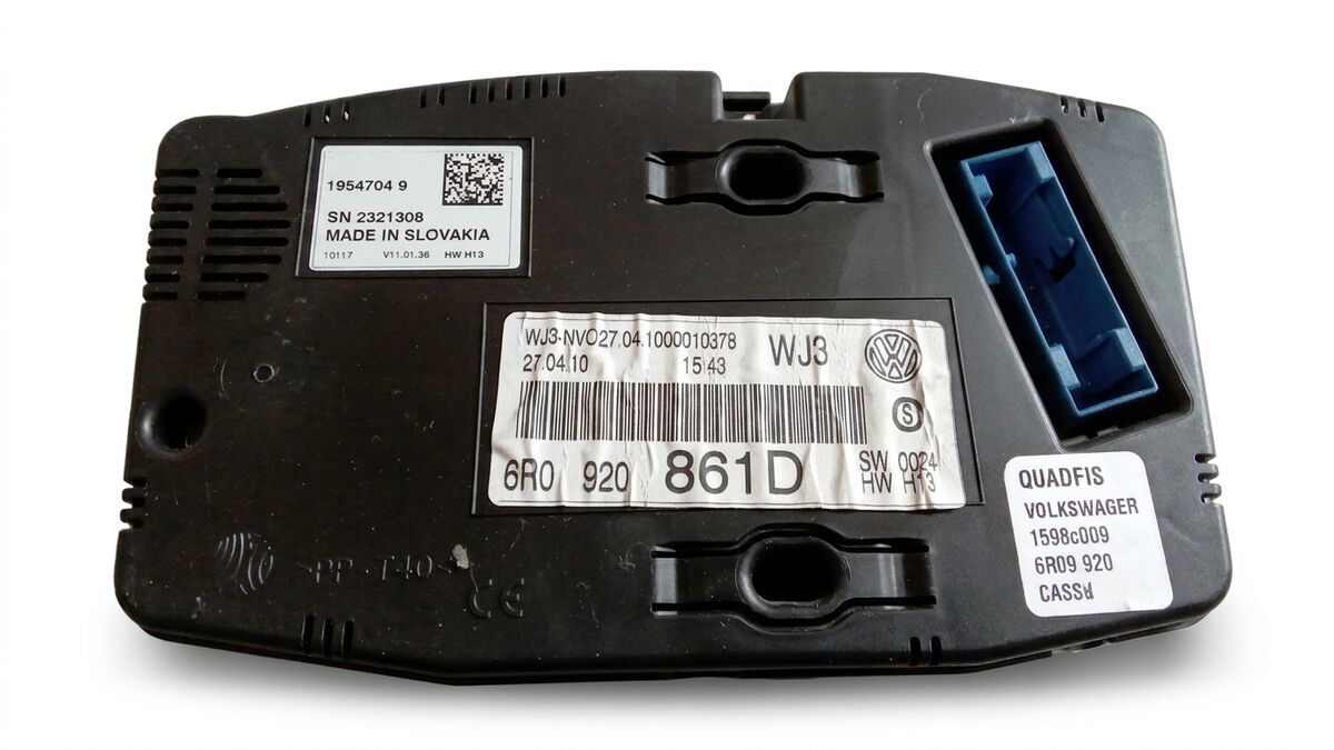QUADRO STRUMENTI VOLKSWAGEN POLO 2010 1.6 TDI 6R0920861D — foto 3