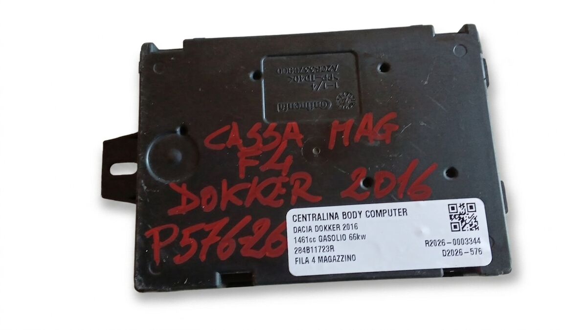 CENTRALINA BODY COMPUTER DACIA DOKKER 2016 1.5 DCI 284B11723R