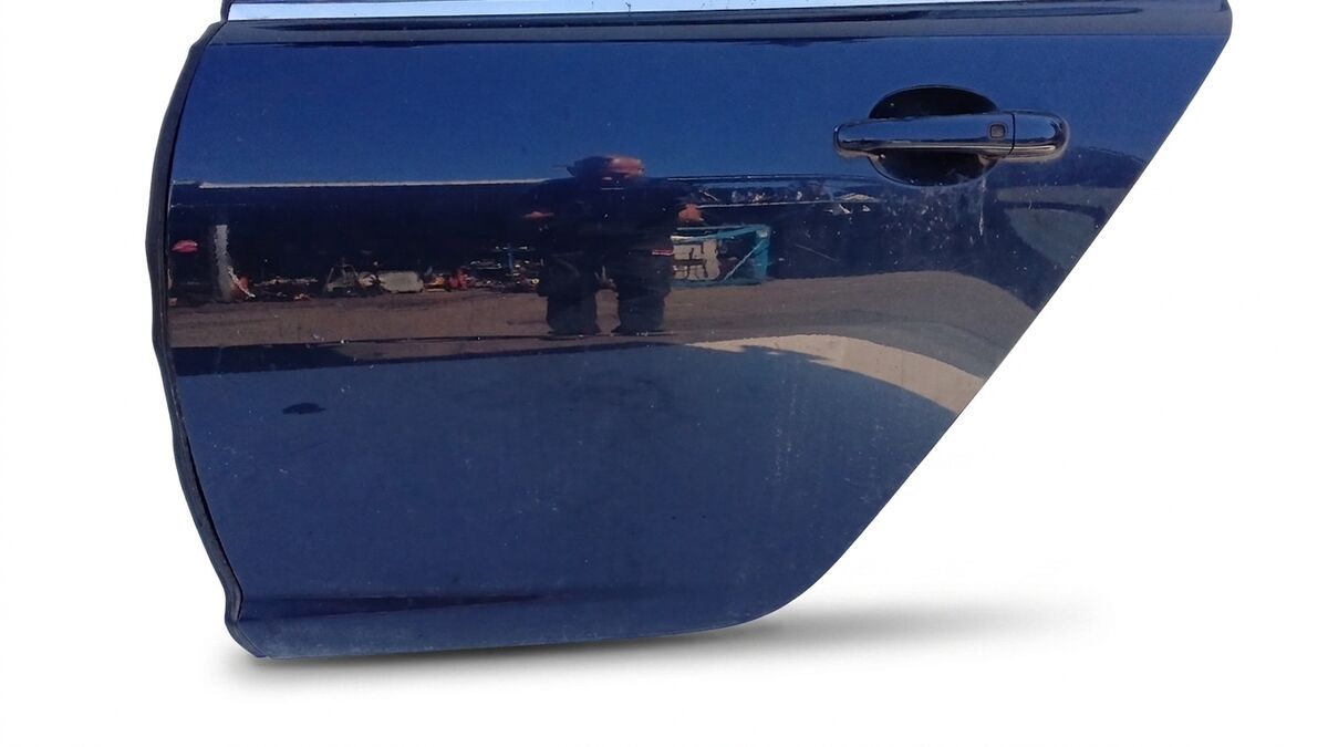 PORTA POSTERIORE SINISTRA JAGUAR XF 2008 BLU SCURO — foto 2