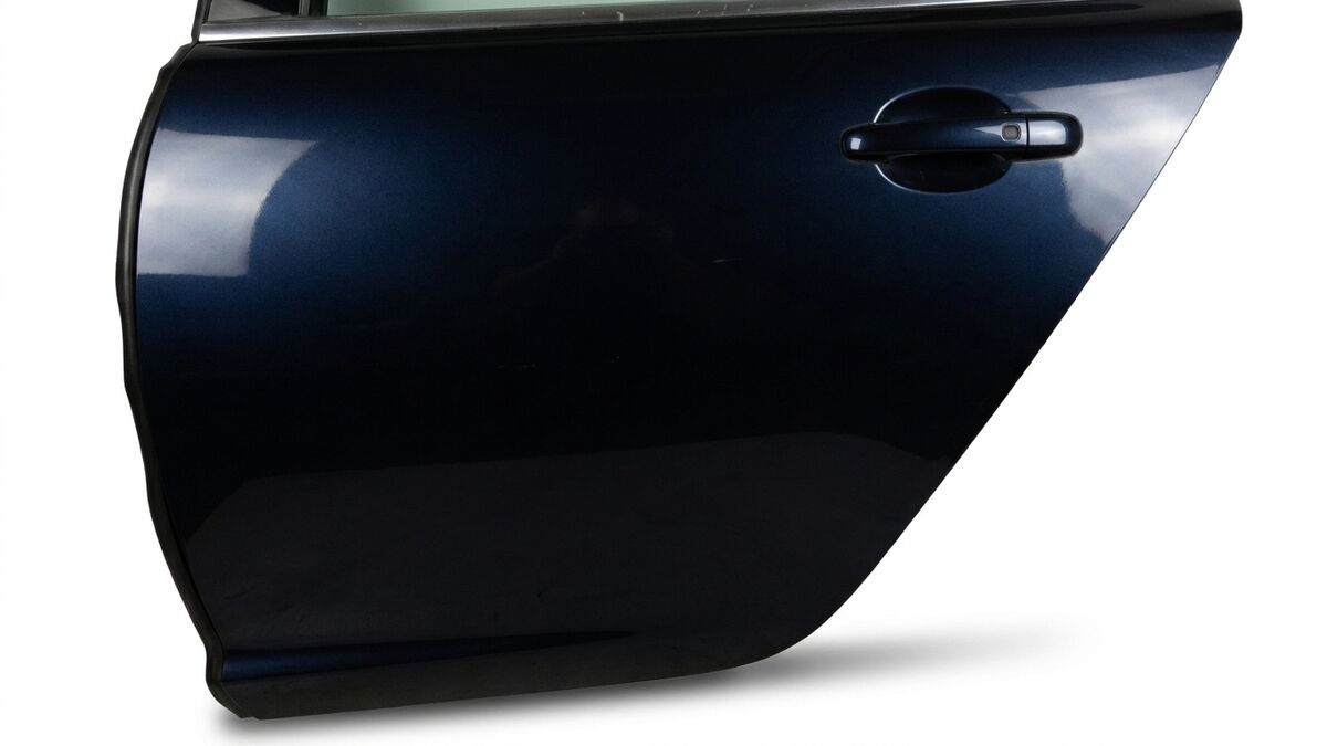 PORTA POSTERIORE SINISTRA JAGUAR XF 2008 BLU SCURO — foto 3