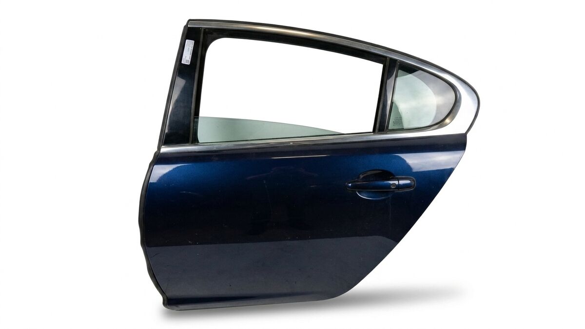 PORTA POSTERIORE SINISTRA JAGUAR XF 2008 BLU SCURO — foto 4