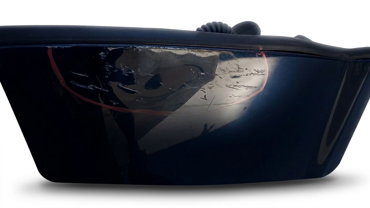 PORTA POSTERIORE DESTRA JAGUAR XF 2008 BLU SCURO — foto 3