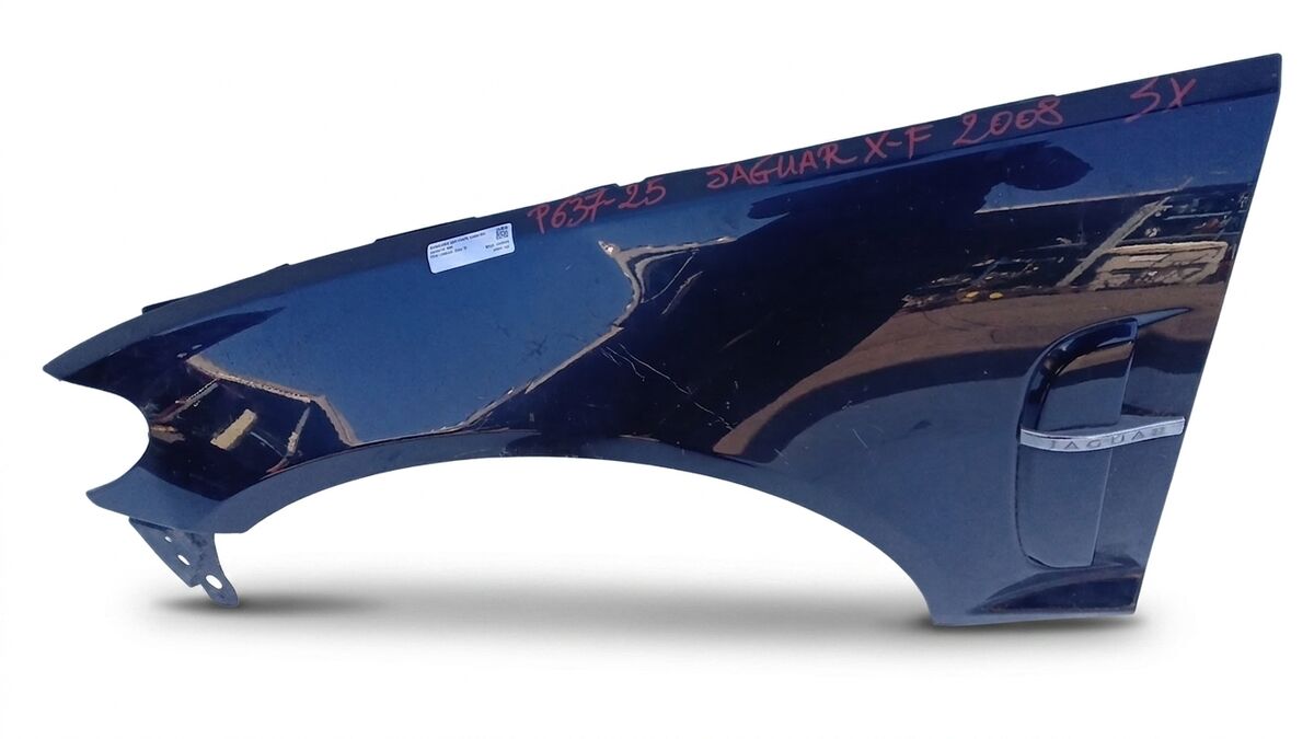 PARAFANGO ANTERIORE SINISTRO JAGUAR XF 2008 BLU SCURO — foto 5