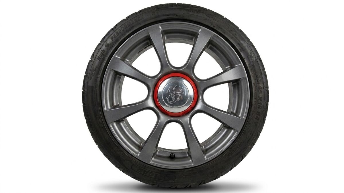 4 CERCHI 500 ABARTH 2015 CON PNEUMATICI 195/45/16 — foto 2