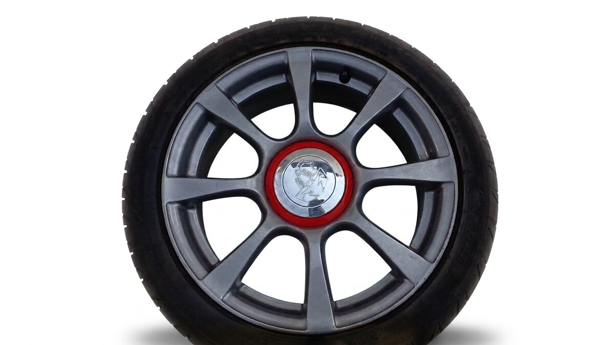4 CERCHI 500 ABARTH 2015 CON PNEUMATICI 195/45/16 — foto 5