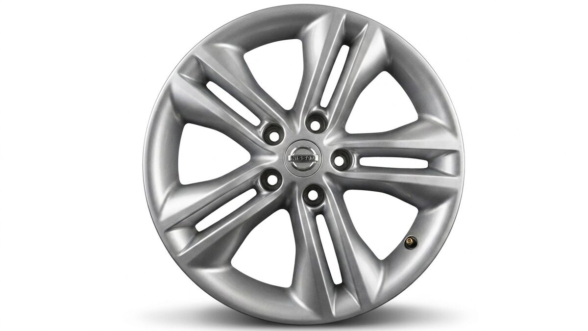 4 CERCHI 17 NISSAN QASHQAI 2010 IN LEGA 5 BUCHI — foto 2