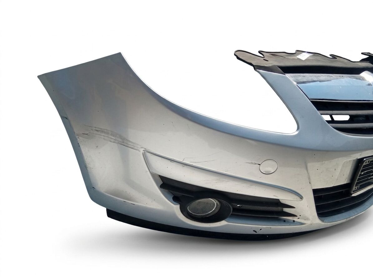 PARAURTI ANTERIORE OPEL CORSA 2007 GRIGIO — foto 2
