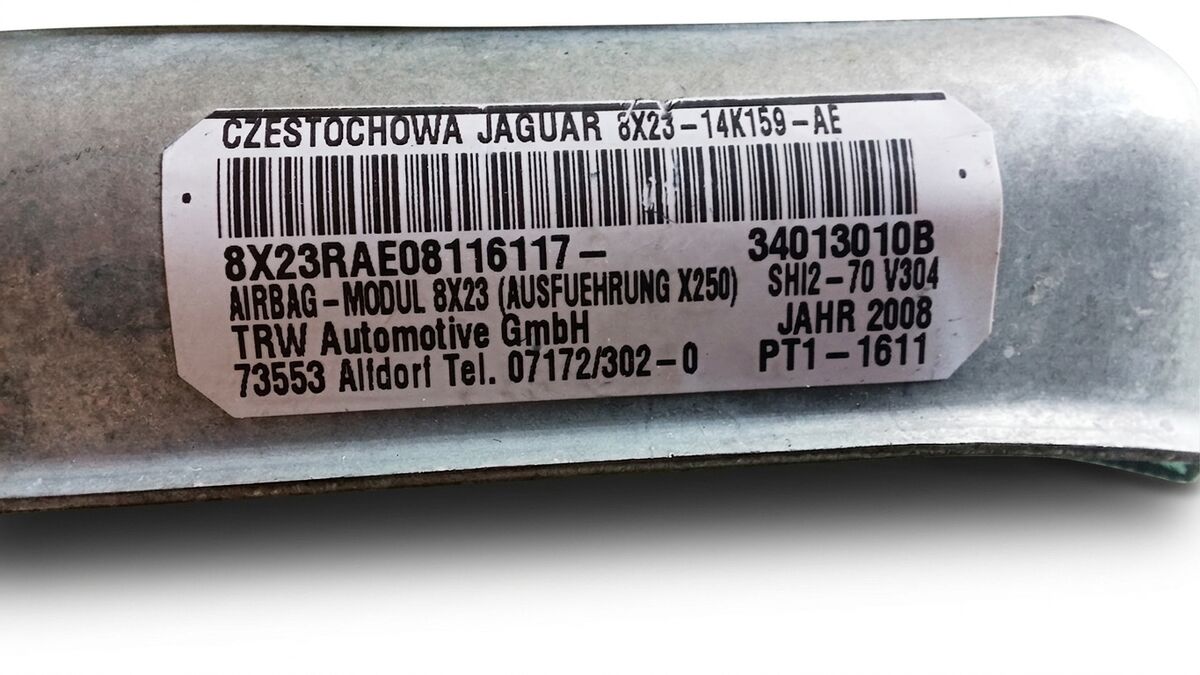 AIRBAG A TENDINA DESTRO JAGUAR XF 2008 8X23RAE — foto 3