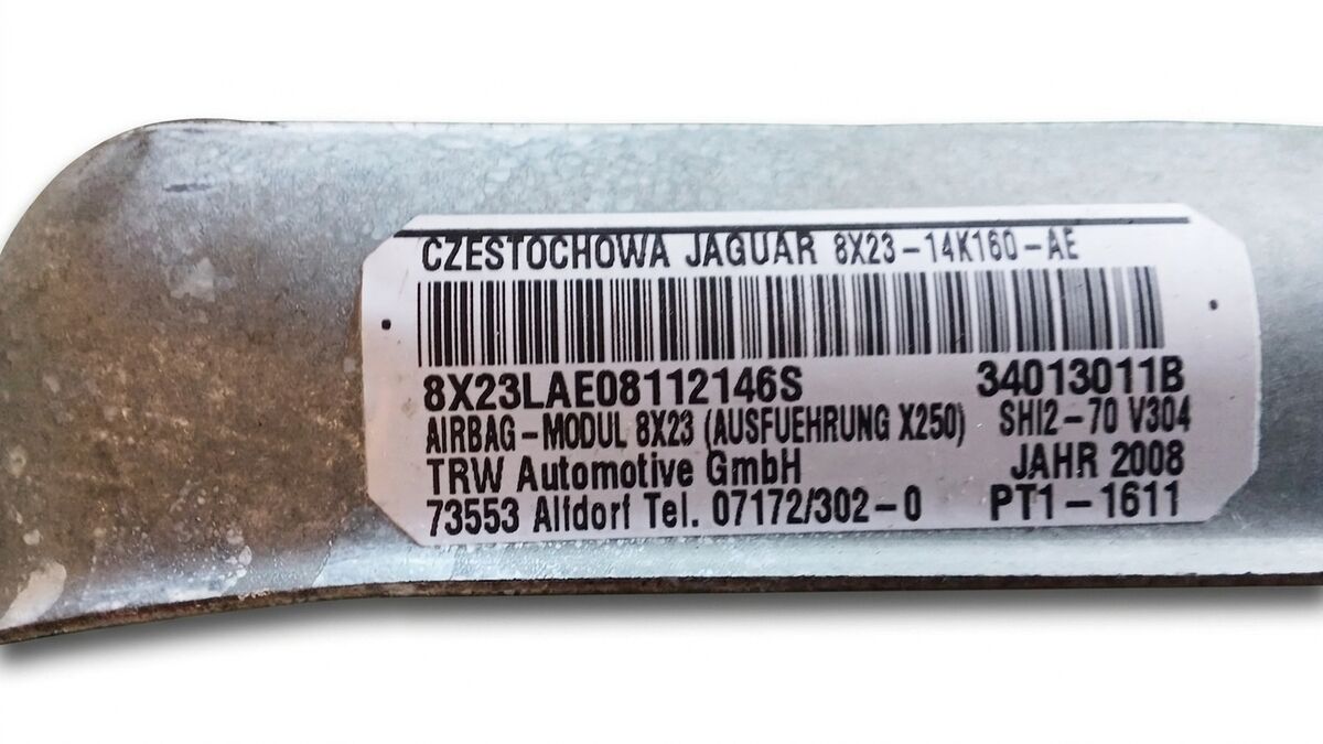 AIRBAG A TENDINA SINISTRO JAGUAR XF 2008 8X23LAE — foto 3