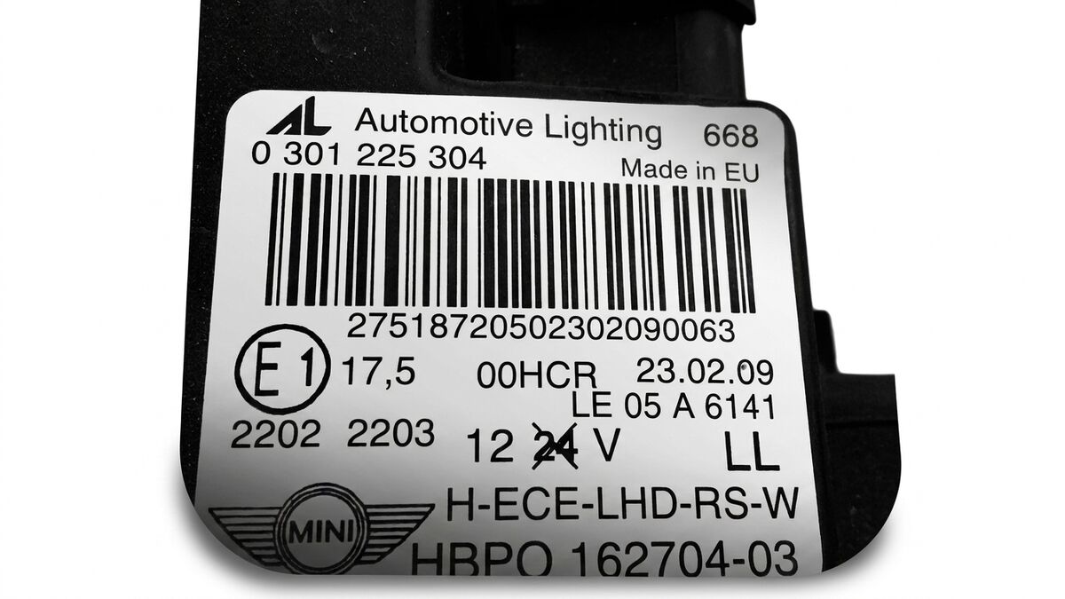 FARO DESTRO MINI ONE 2009 2^SERIE 0301225304 — foto 3