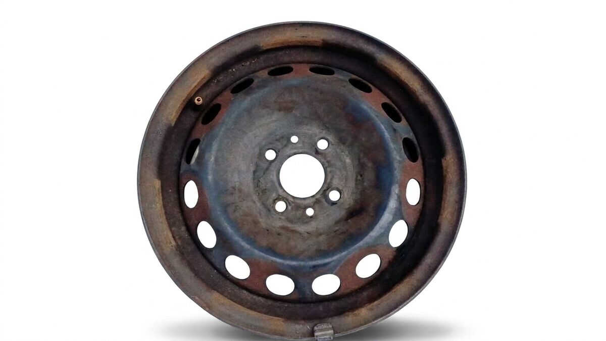 CERCHIO 14 IN FERRO FIAT PUNTO 2001 — foto 2