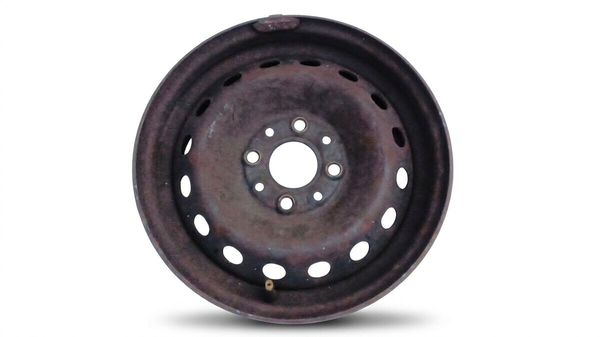 CERCHIO 13 IN FERRO FIAT PANDA 2005 — foto 2