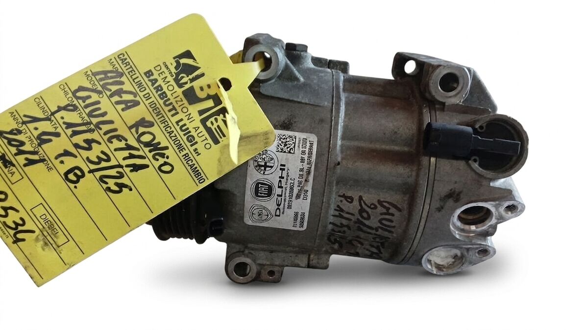 COMPRESSORE A/C ALFA ROMEO GIULIETTA 2011 1.4 T.B. 50509534 — foto 3