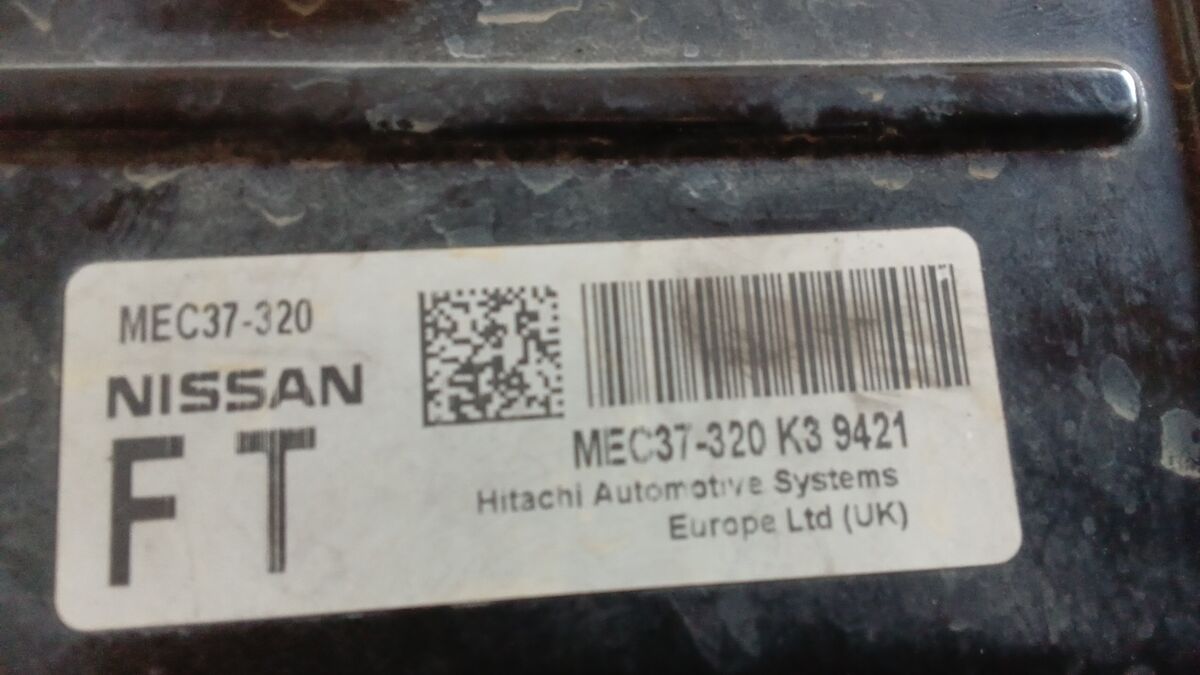CENTRALINA MOTORE NISSAN MICRA 2009 1.2 BENZ. MEC37320 — foto 3