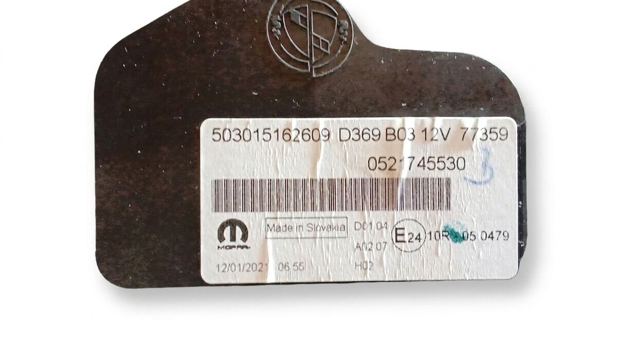 QUADRO STRUMENTI FIAT DOBLO' 2021 1.6 MULTIJET 120CV 0521745530 — foto 4