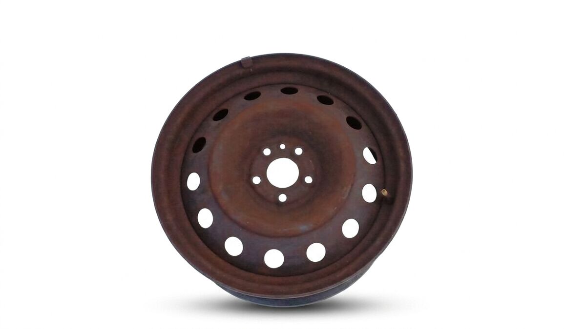 CERCHIO IN FERRO 16 FIAT 500L 2013 5 BUCHI