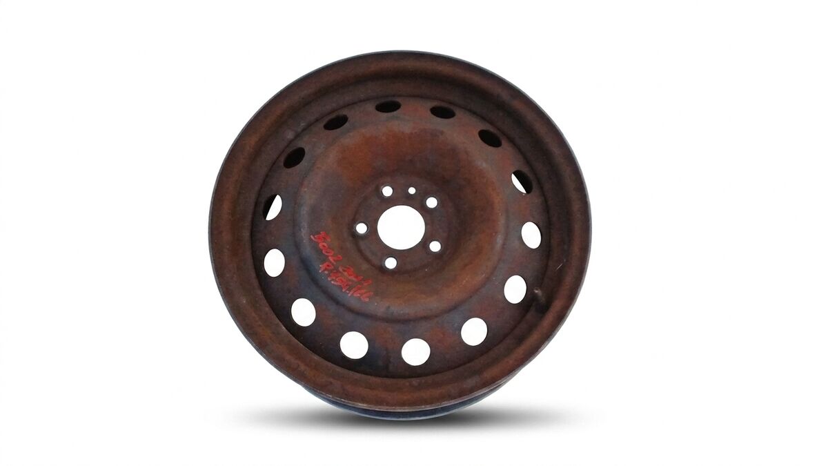 CERCHIO IN FERRO 16 FIAT 500L 2013 5 BUCHI