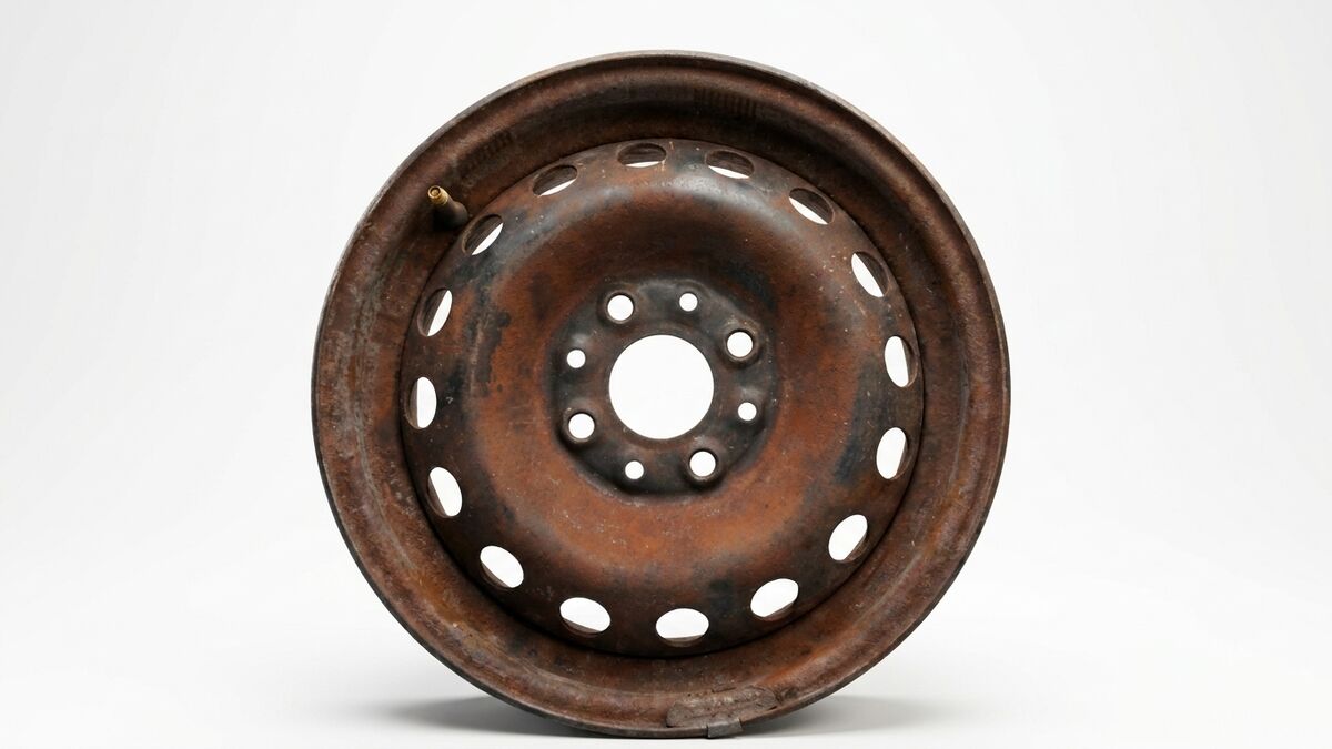 CERCHIO IN FERRO 13 FIAT PANDA 2006 — foto 2
