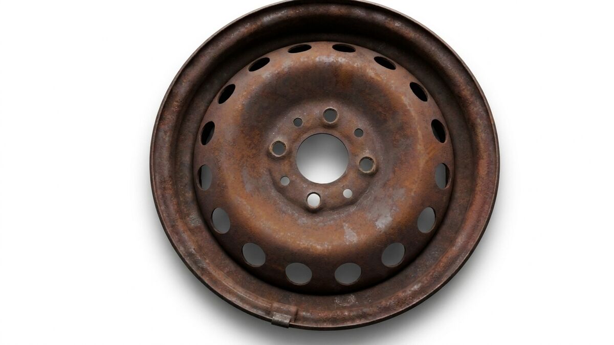 CERCHIO IN FERRO 13 FIAT PANDA 2006 — foto 2