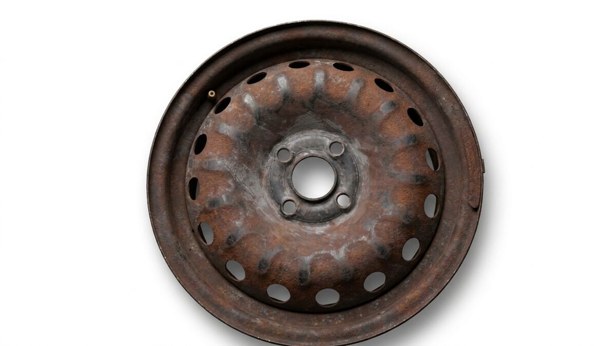 CERCHIO IN FERRO 15 FIAT GRANDE PUNTO 2006 — foto 2