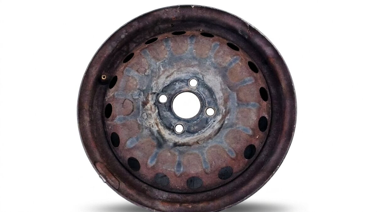 CERCHIO IN FERRO 15 FIAT GRANDE PUNTO 2006 — foto 2