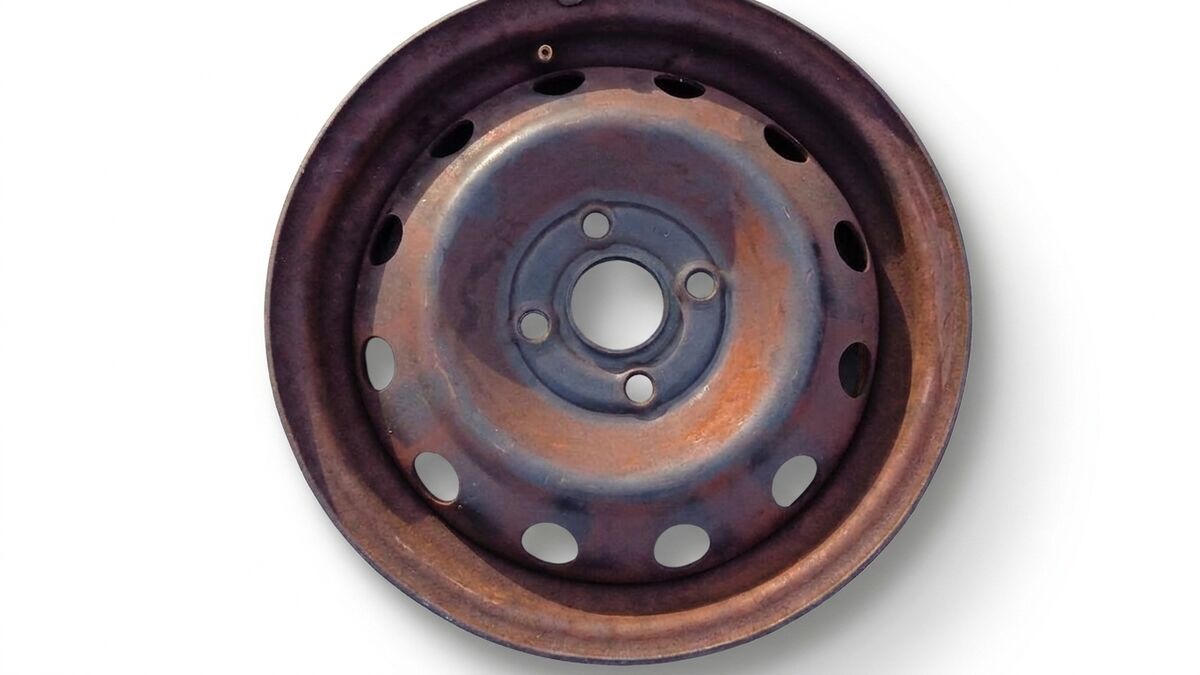 CERCHIO IN FERRO 14 HYUNDAI I10 2009 — foto 2