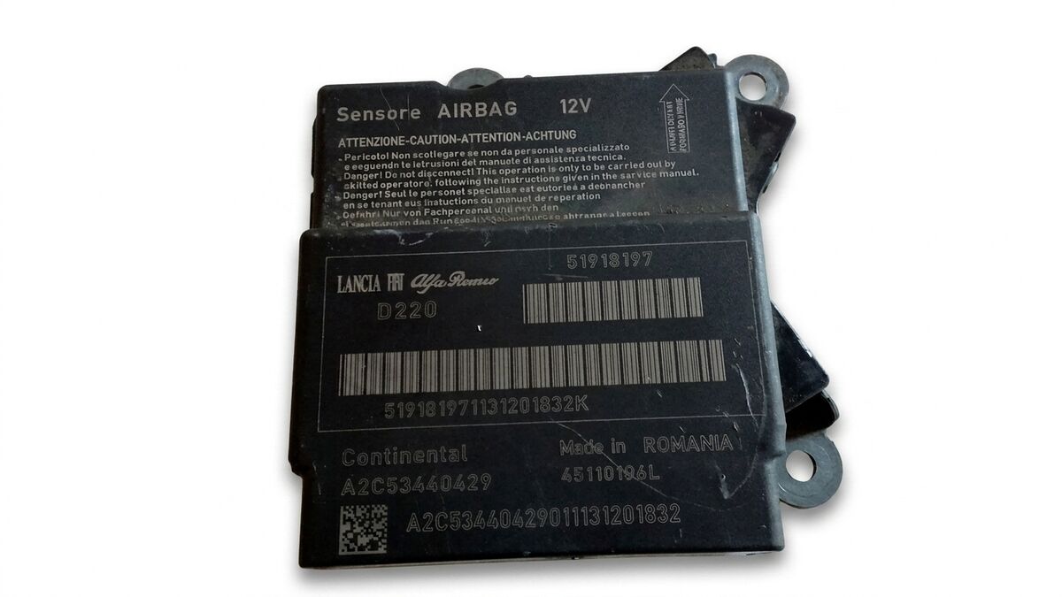 CENTRALINA AIRBAG FIAT PUNTO EVO 2010 51918197 - A2C53440429