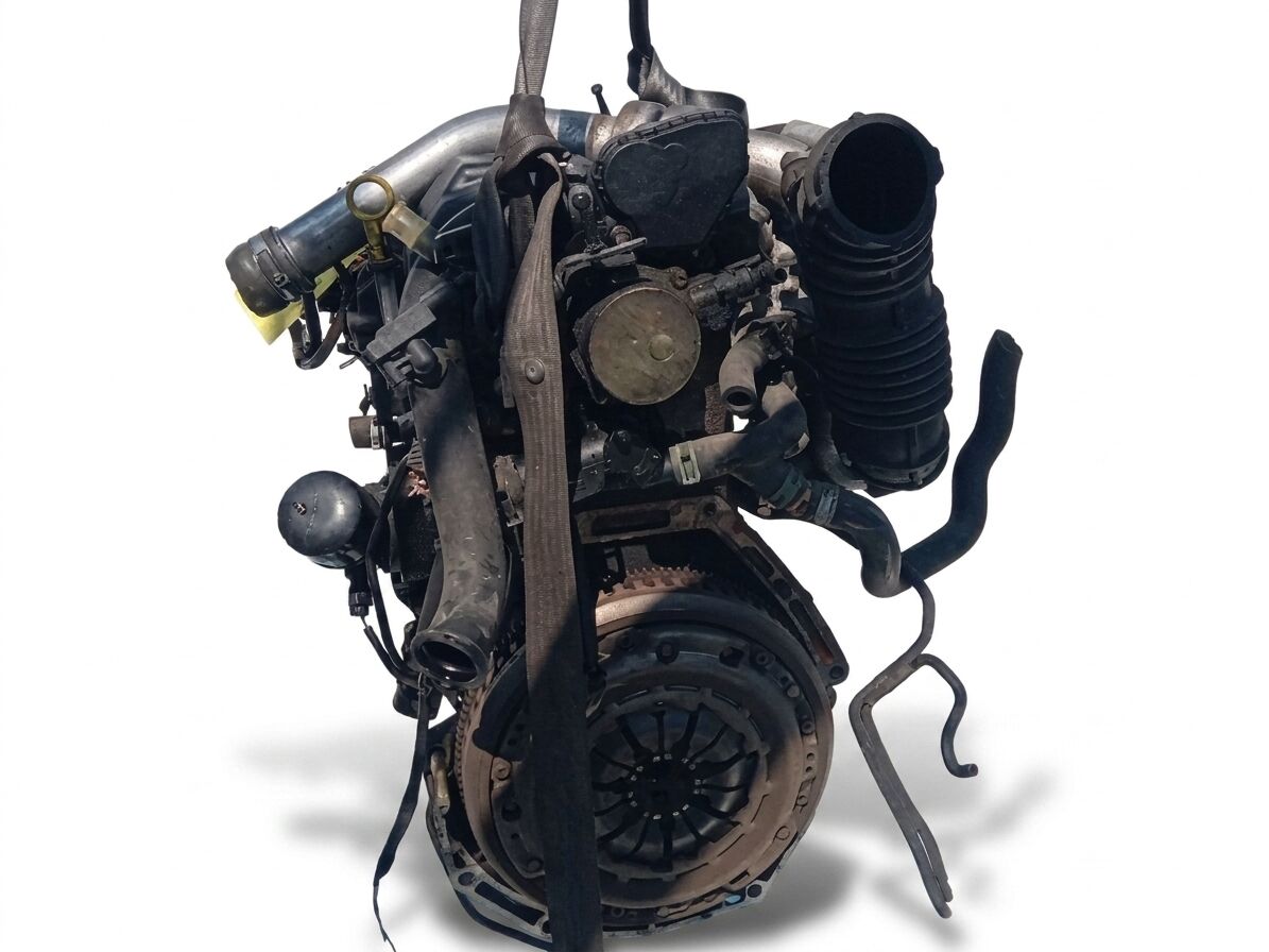 MOTORE RENAULT MEGANE 2005 1.5 DCI SIEMENS SCARICO OLIO TURBINA CENTRALE TUBO DI FERRO (K9K P7) — foto 2