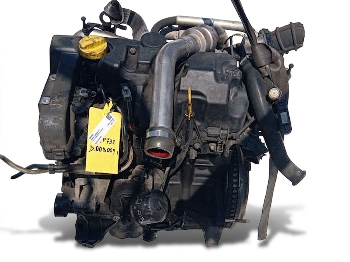 MOTORE RENAULT MEGANE 2005 1.5 DCI SIEMENS SCARICO OLIO TURBINA CENTRALE TUBO DI FERRO (K9K P7) — foto 5