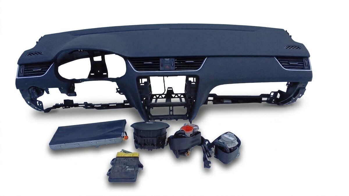 KIT AIRBAG COMPLETO DI CRUSCOTTO SKODA OCTAVIA 2019 — foto 4