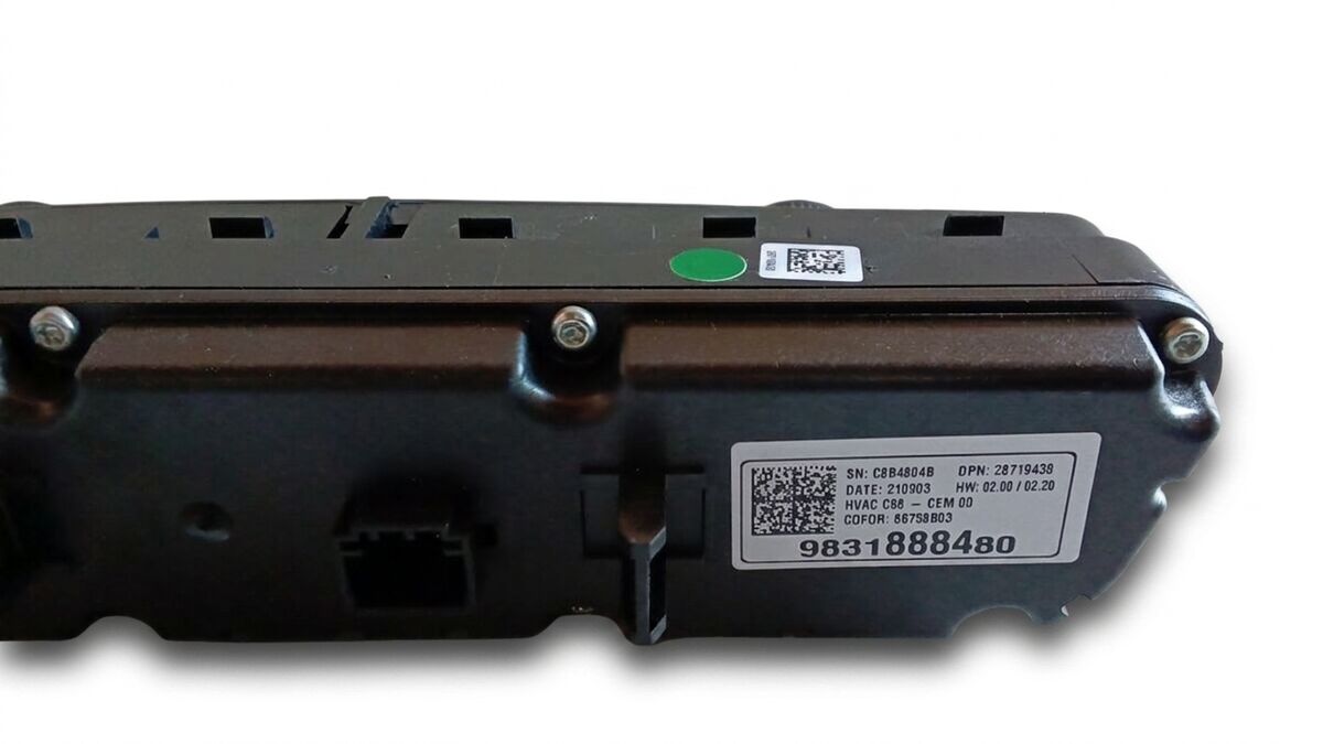BLOCCO COMANDO CLIMATIZZAZIONE OPEL MOKKA B 2021 9831888480 — foto 2