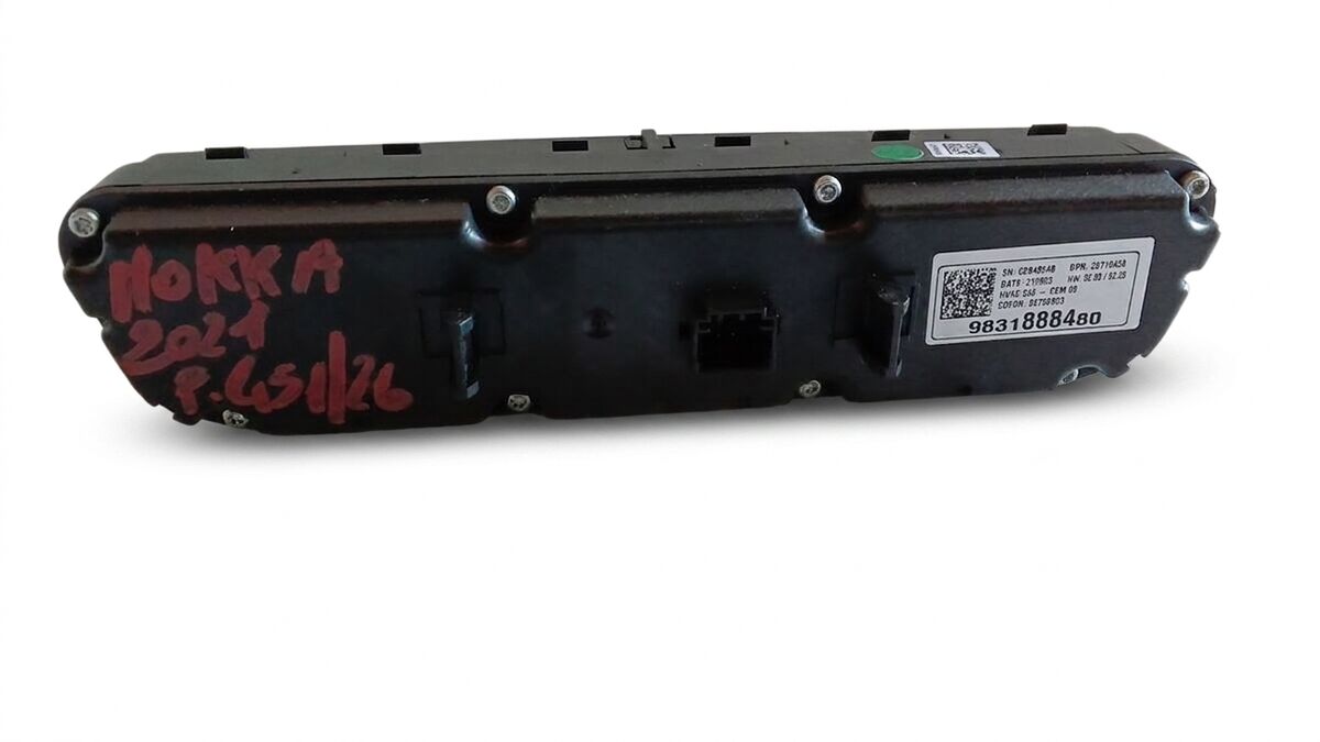 BLOCCO COMANDO CLIMATIZZAZIONE OPEL MOKKA B 2021 9831888480 — foto 3