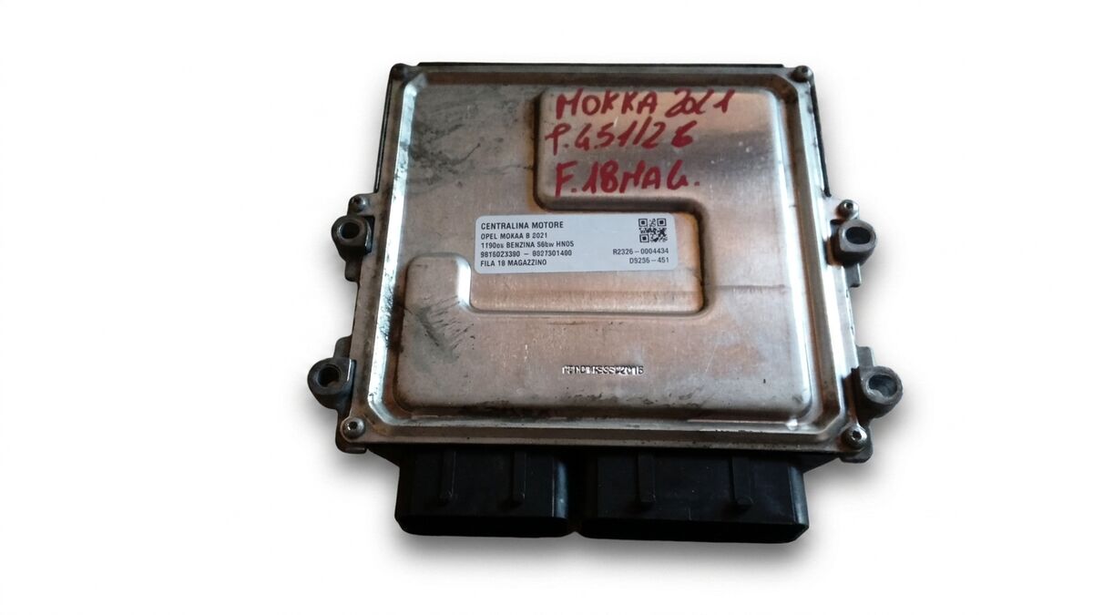 CENTRALINA MOTORE OPEL MOKKA B 2021 1.2 T.B. 9815023380 - 9821501480 — foto 2
