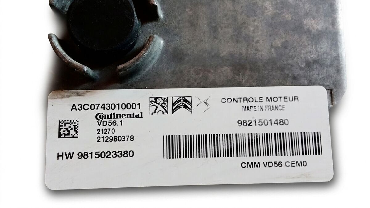 CENTRALINA MOTORE OPEL MOKKA B 2021 1.2 T.B. 9815023380 - 9821501480 — foto 3
