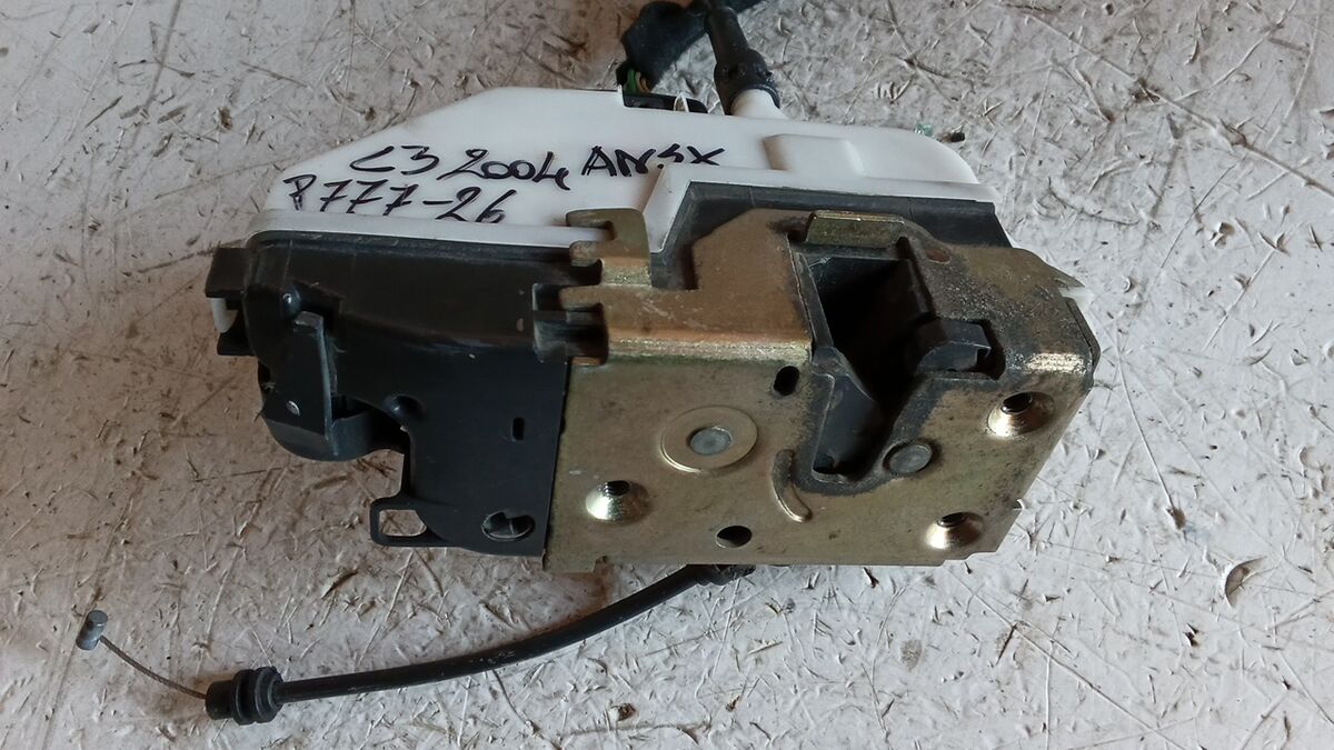 SERRATURA ANTERIORE SINISTRA CITROEN C3 2004 5 PIN — foto 2