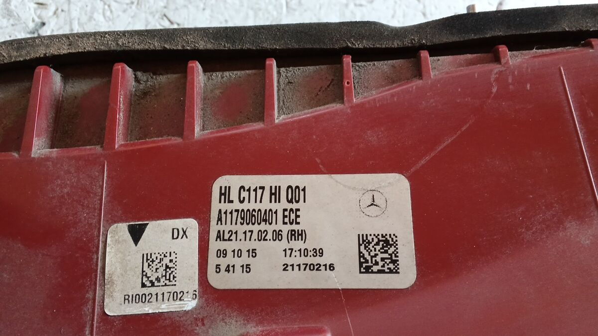 STOP DESTRO MERCEDES CLA 2015 SW A1179060401 — foto 4