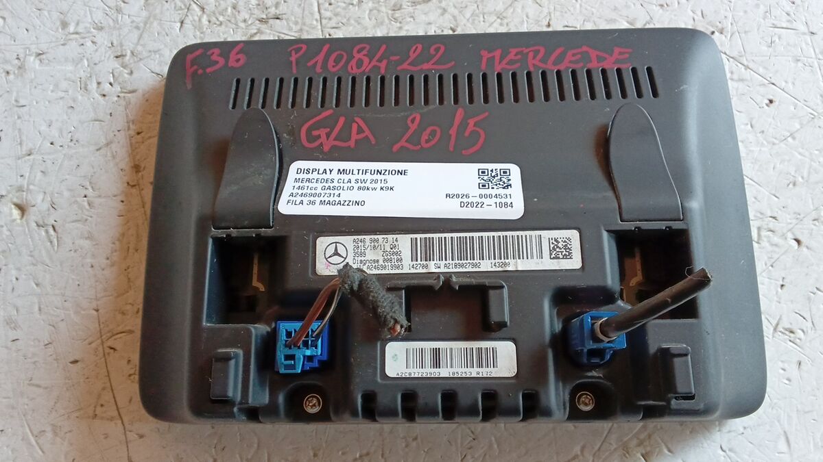DISPLAY MERCEDES CLA 2015 1.5 D A2469007314 — foto 2