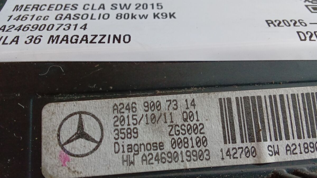 DISPLAY MERCEDES CLA 2015 1.5 D A2469007314 — foto 3