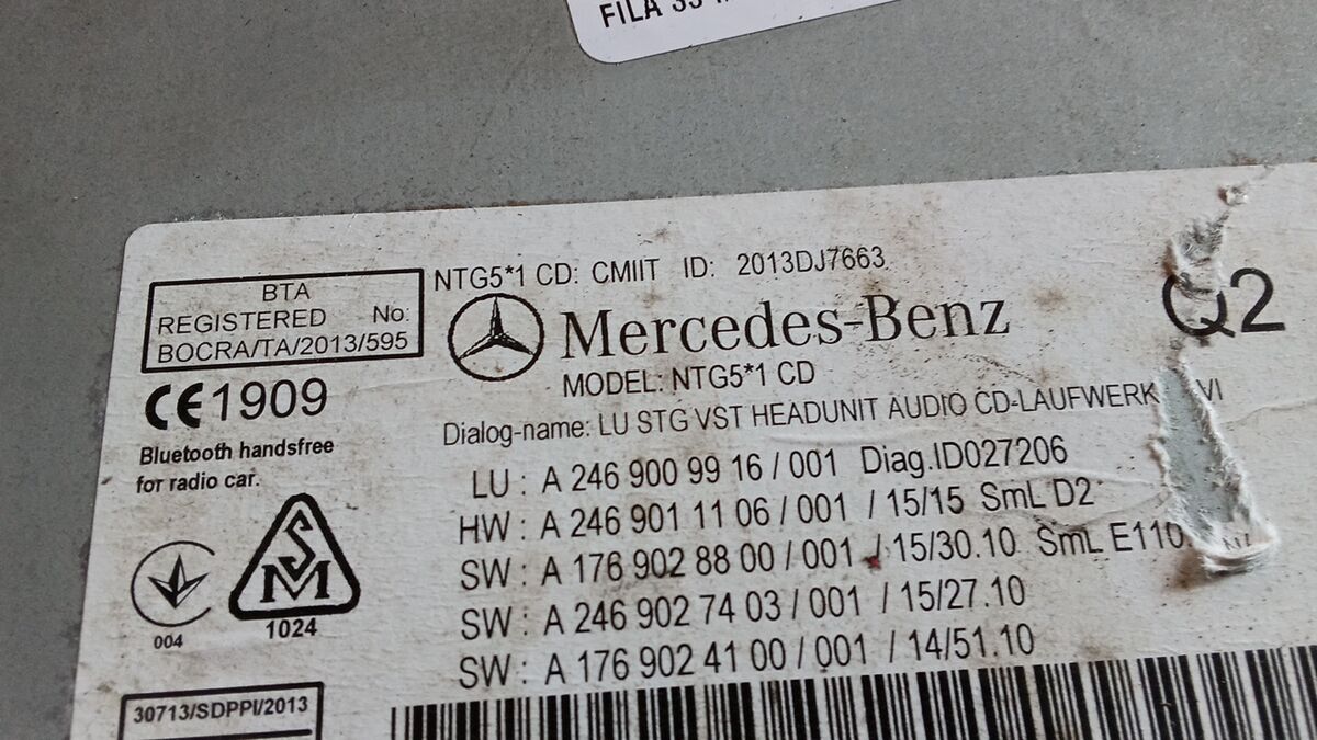 AUTORADIO MERCEDES CLA 2015 CON NAVIGATORE A1769024100 — foto 3